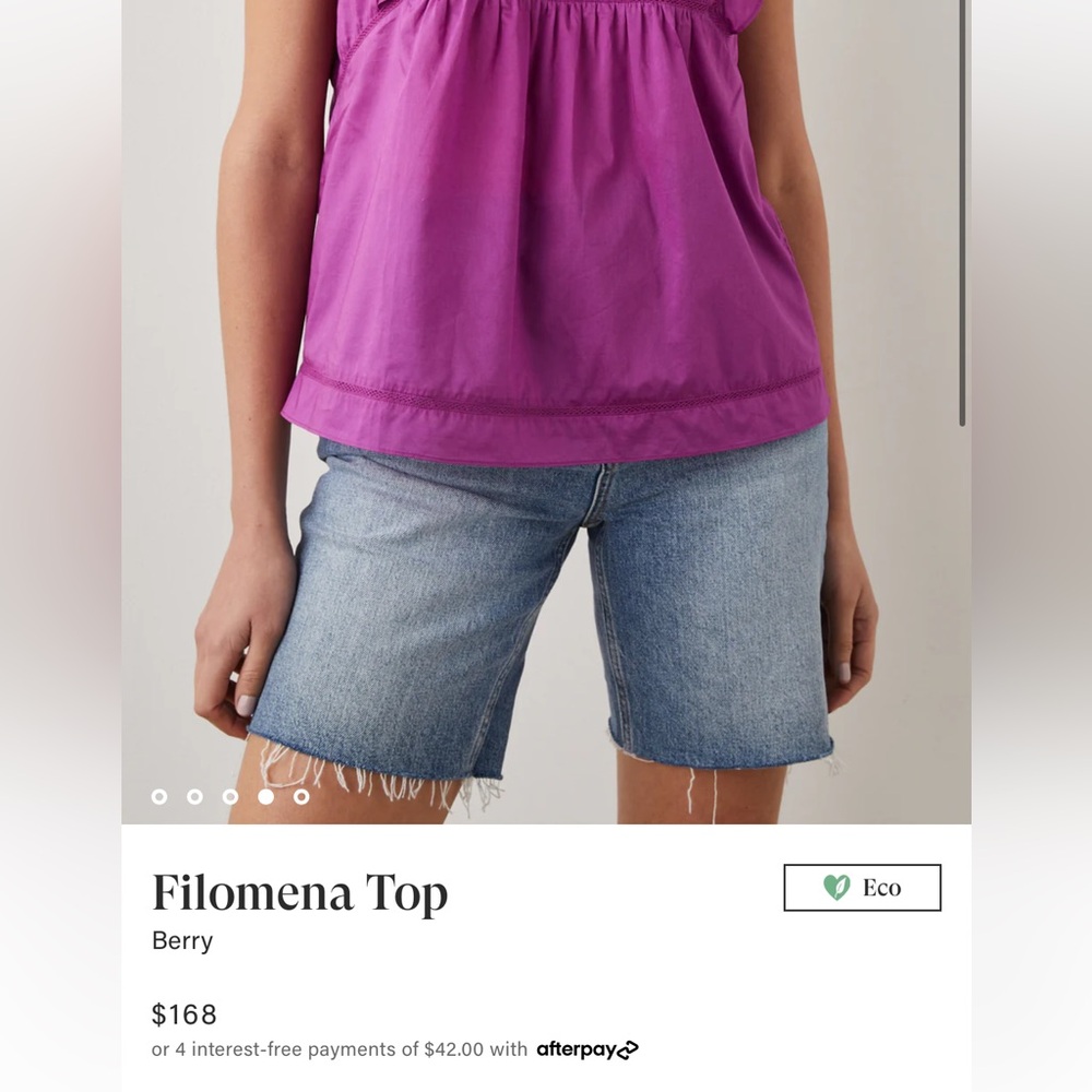 Rails Filomena Top in Berry - Picture 12 of 12